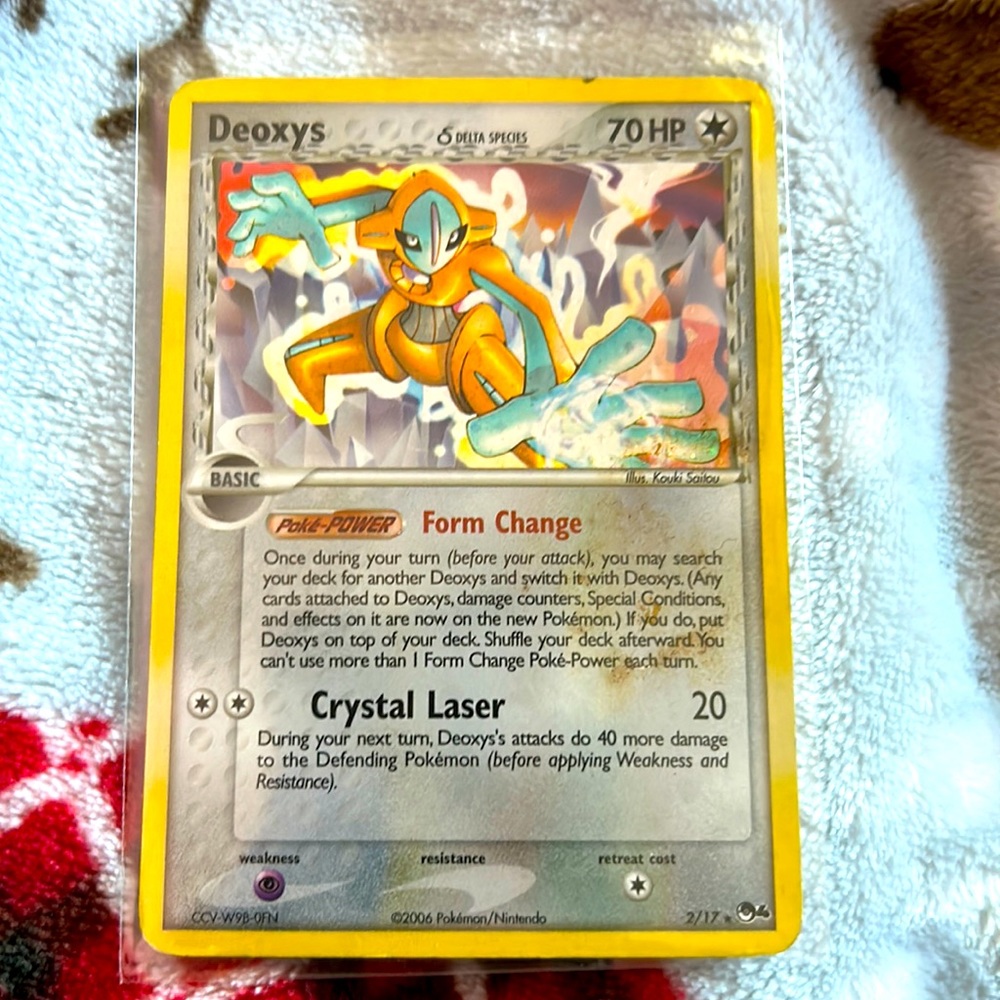 2006 Pokemon Deoxys Delta Species 2/17